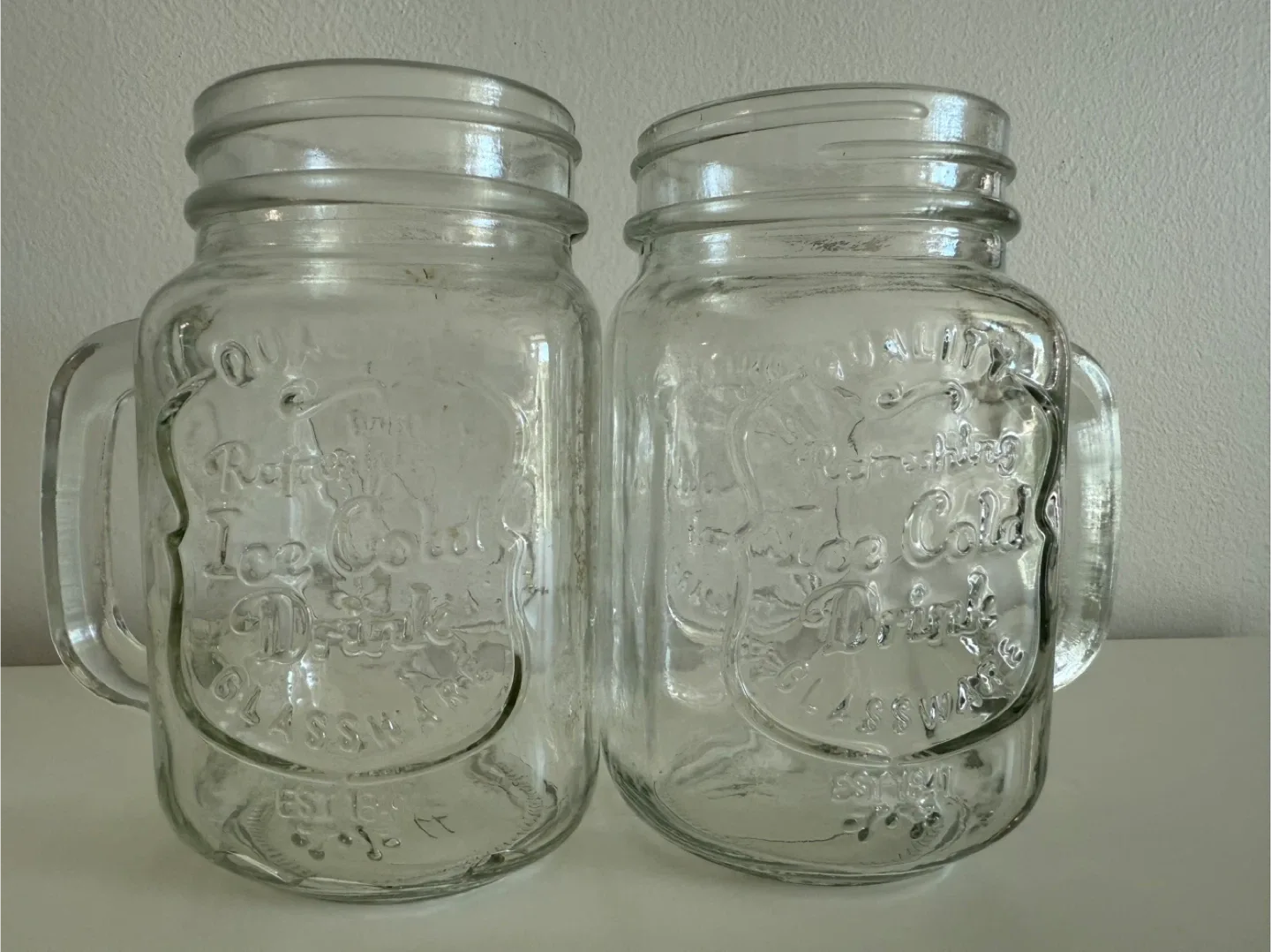 Glass Mugs & White Pitcher thumbnail
