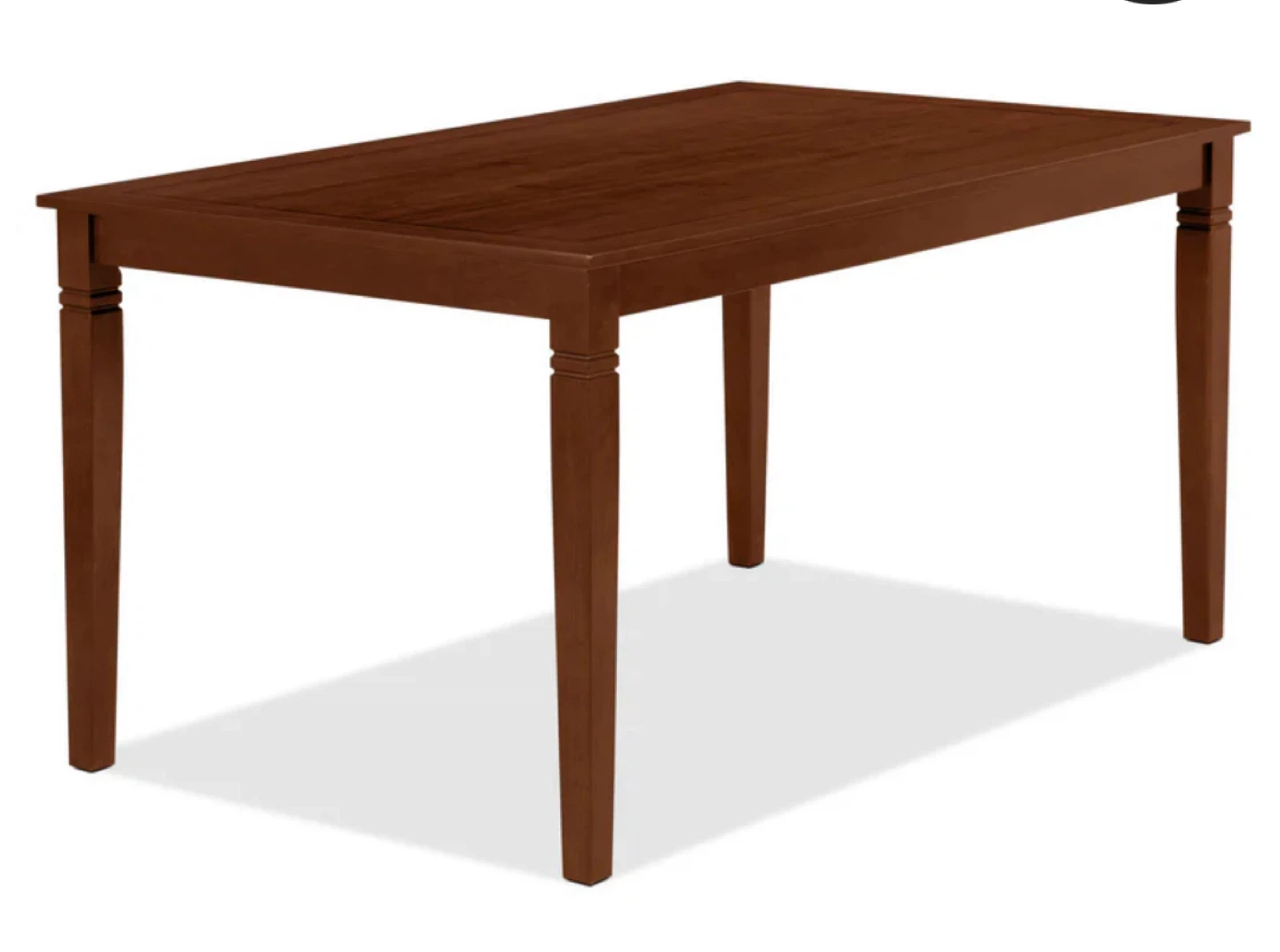 Aran 5pc Dining Set with Table & 4 Chairs, 60”W Brown - photo 3