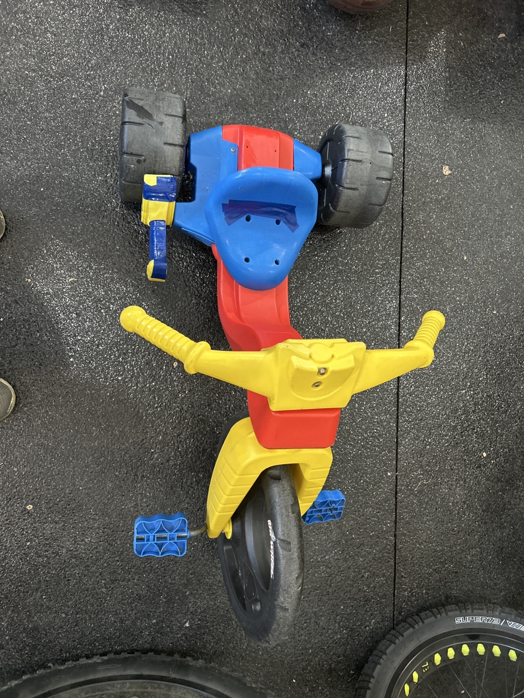 Kids Tricycle - Red, Blue, Yellow
