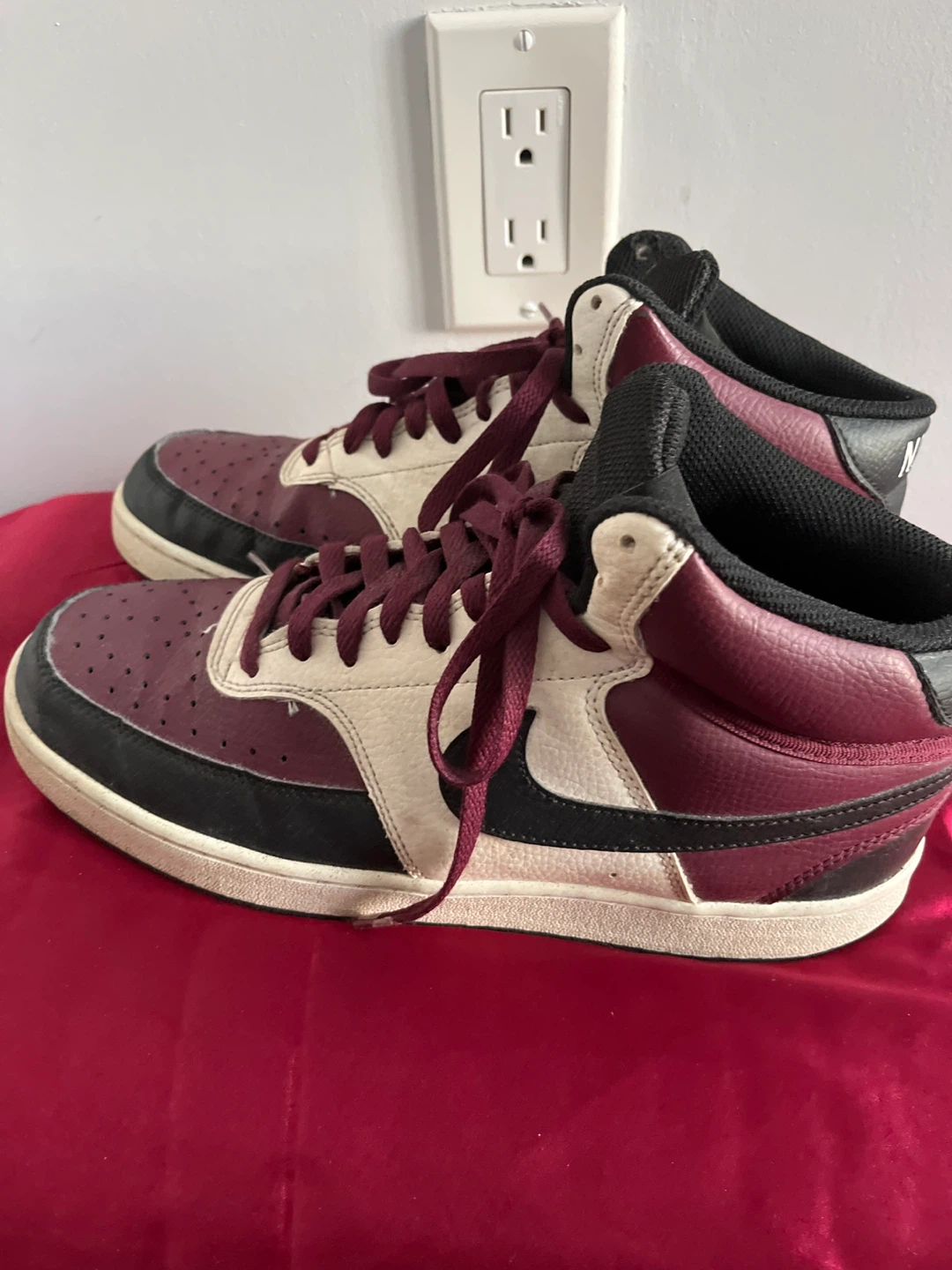 Nike Purple and White Shoes