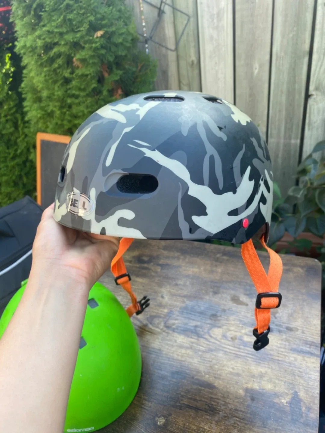 Bell Camo Helmet & Salomon Green Helmet for kids thumbnail