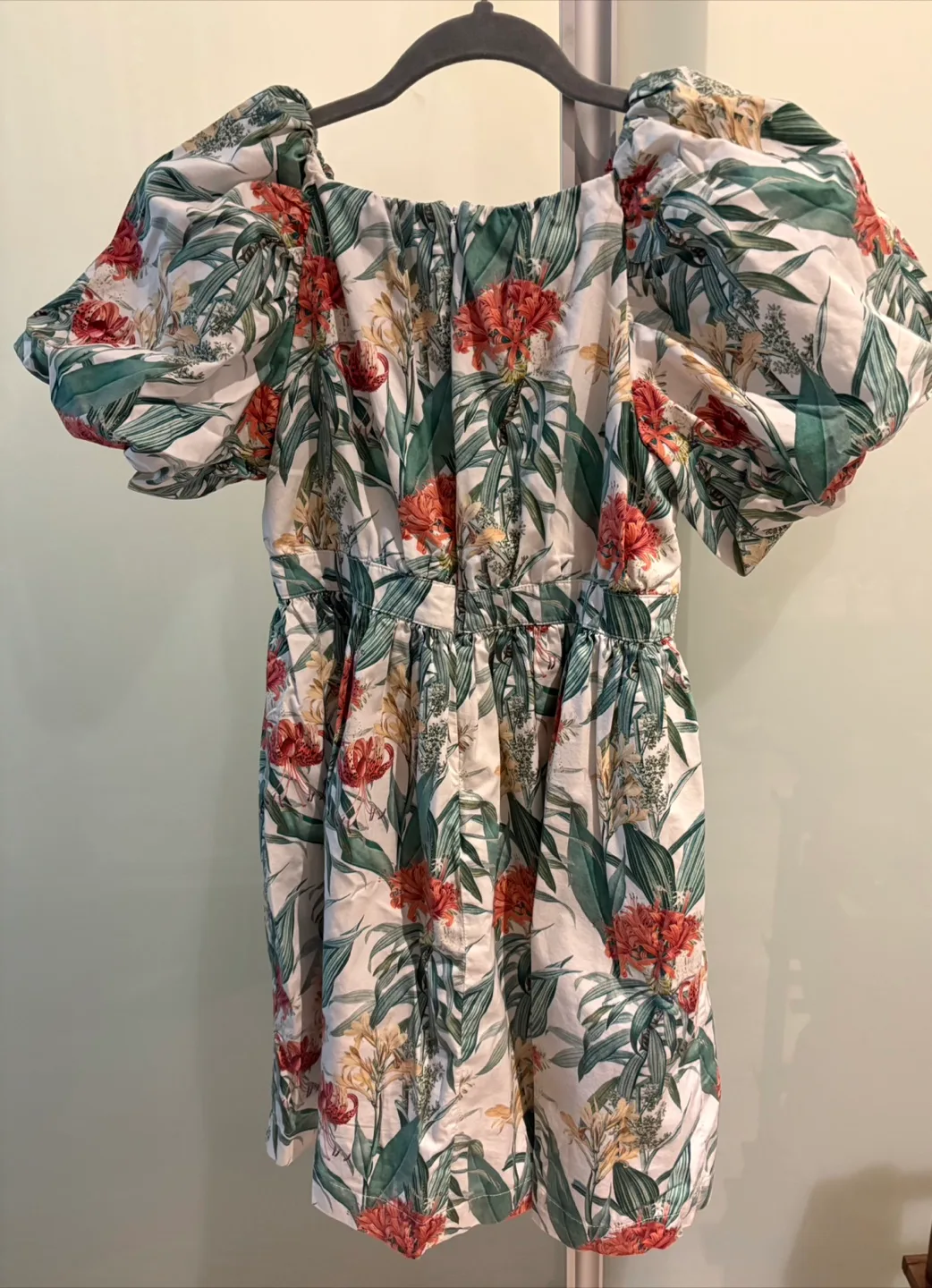 Floral Puff Sleeve Dress image indicator(2)
