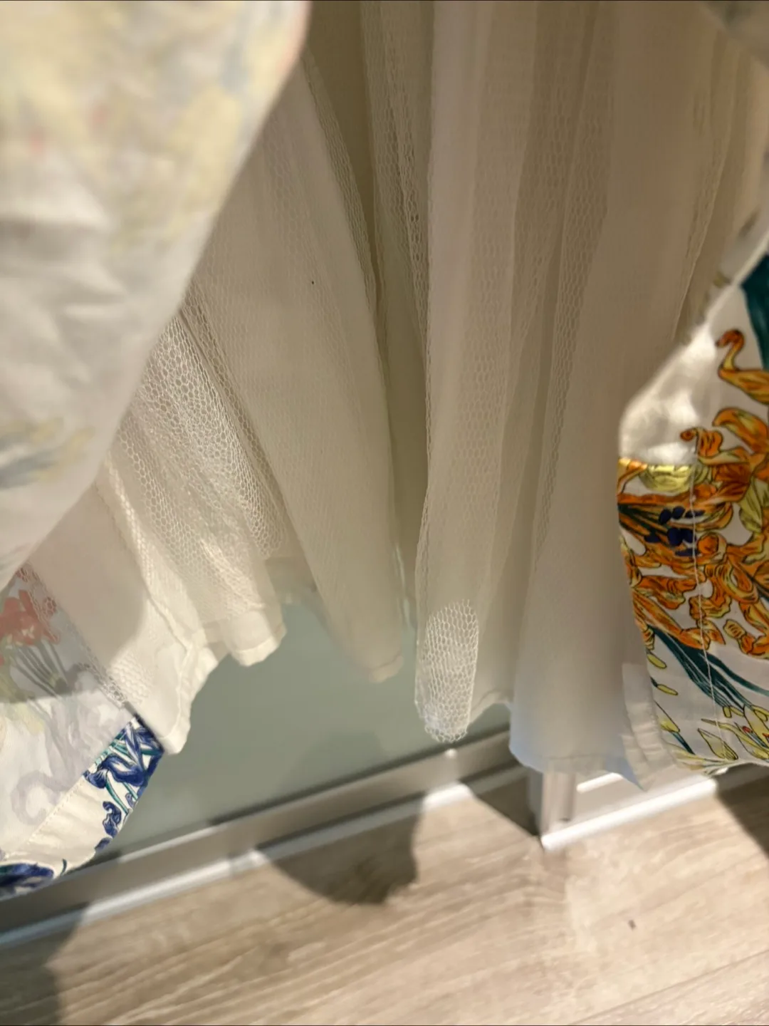 Floral Blue Bird Print Dress image indicator(3)