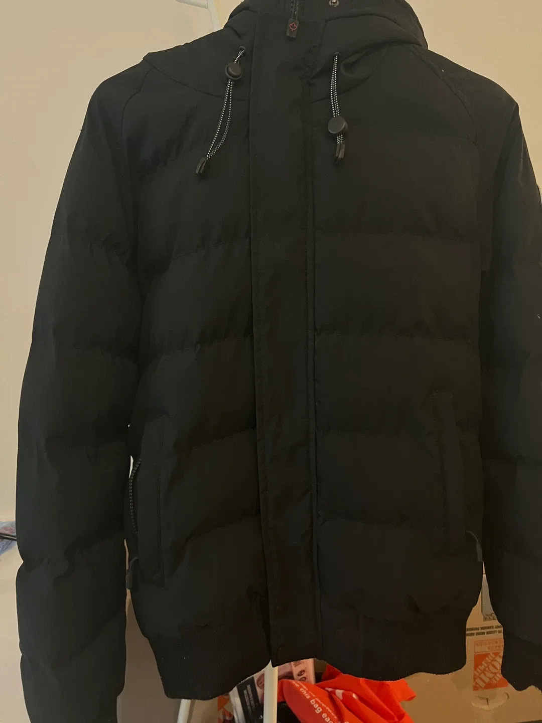Martique Canada Black Puffer Jacket - Men’s M thumbnail