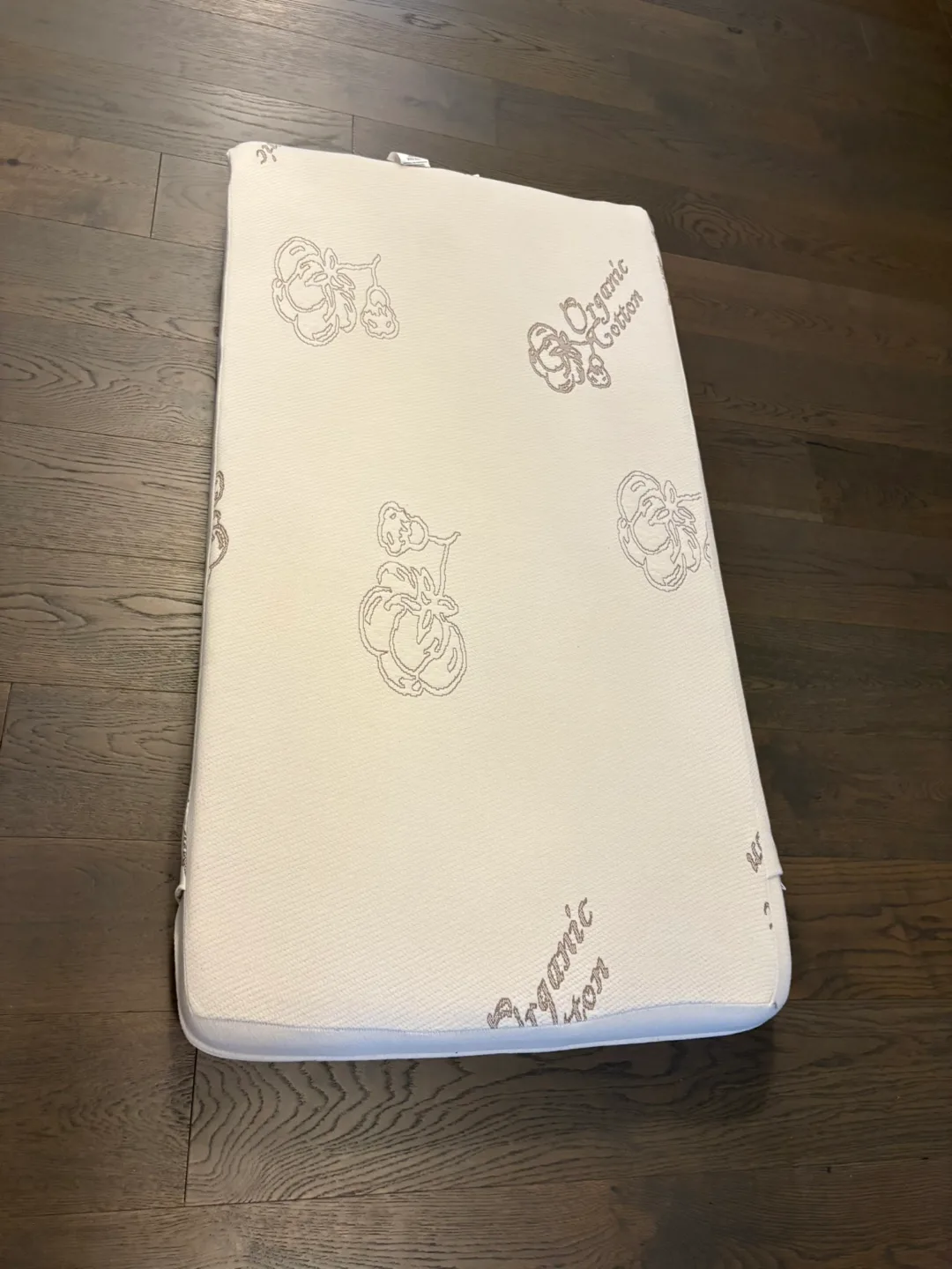 Organic cotton baby crib mattress EUC ret $250 image indicator(2)