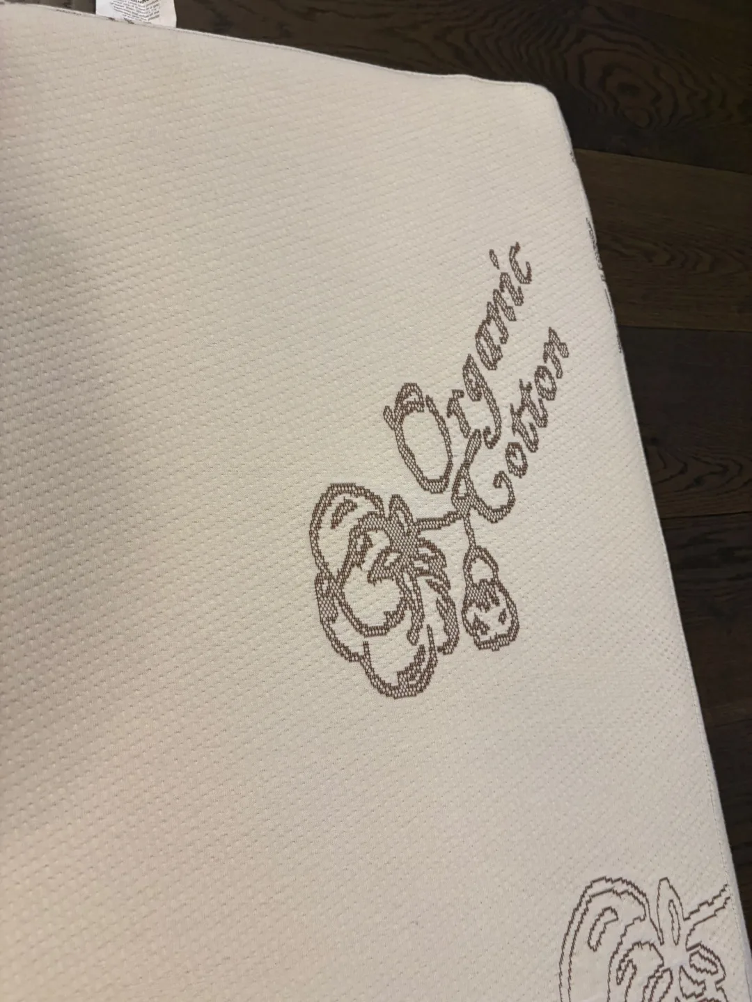 Organic cotton baby crib mattress EUC ret $250 image indicator(3)