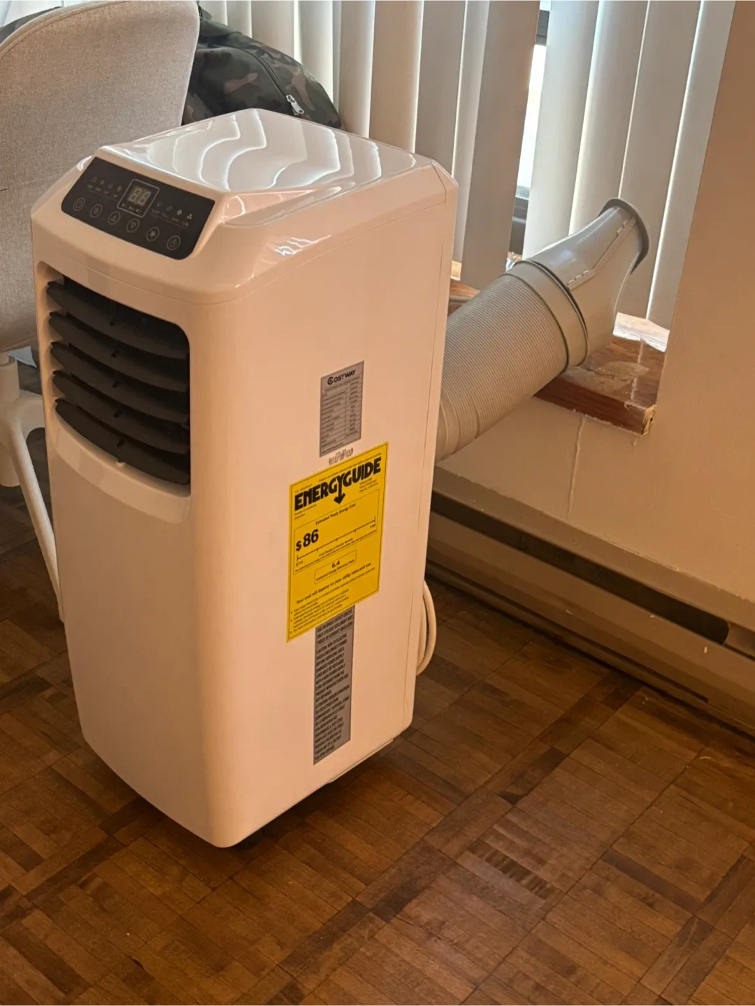 Costway Portable Air Conditioner 8000 BTU - White image indicator(2)