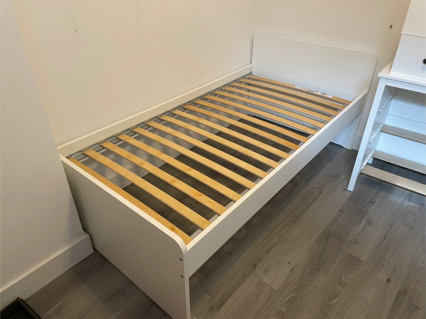 IKEA SLÄKT Bed Frame - Twin, White