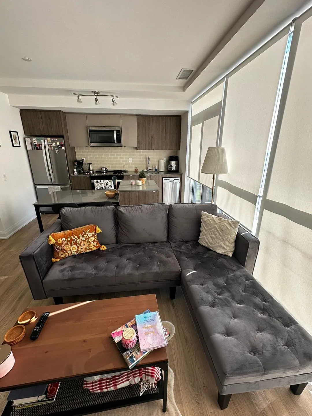 L shape modern couch- Moving Sale!!! image indicator(2)