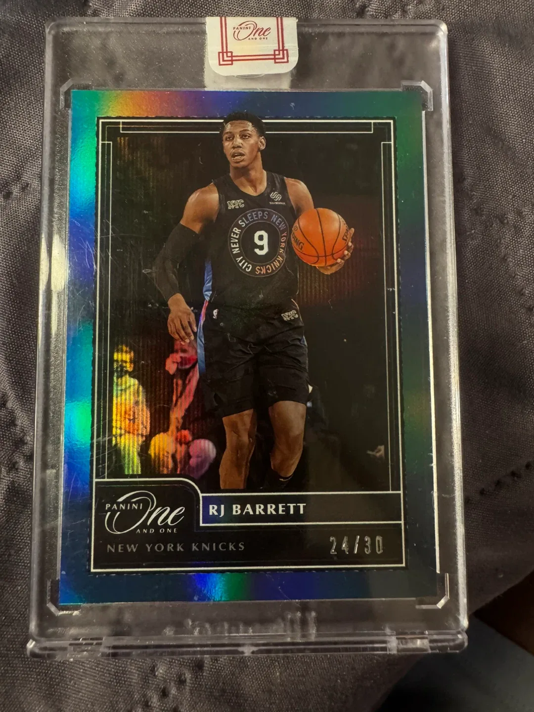 RJ Barrett Panini One and One Basketball Card thumbnail