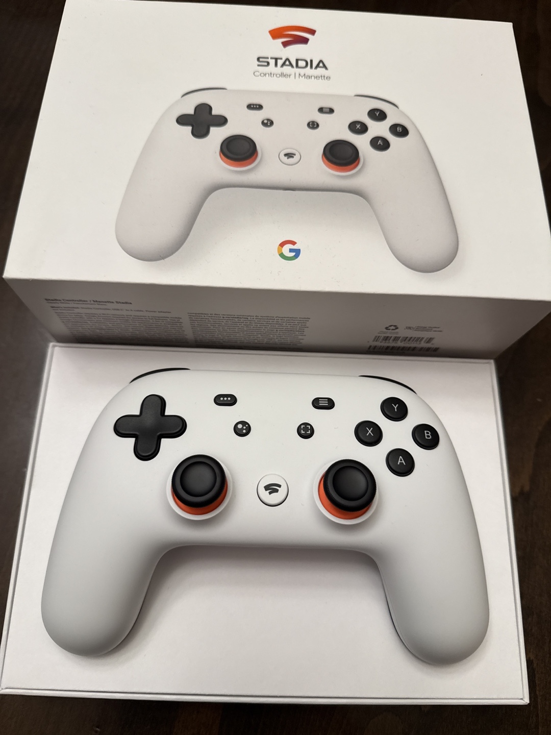New Google Stadia Controller - White - photo 2