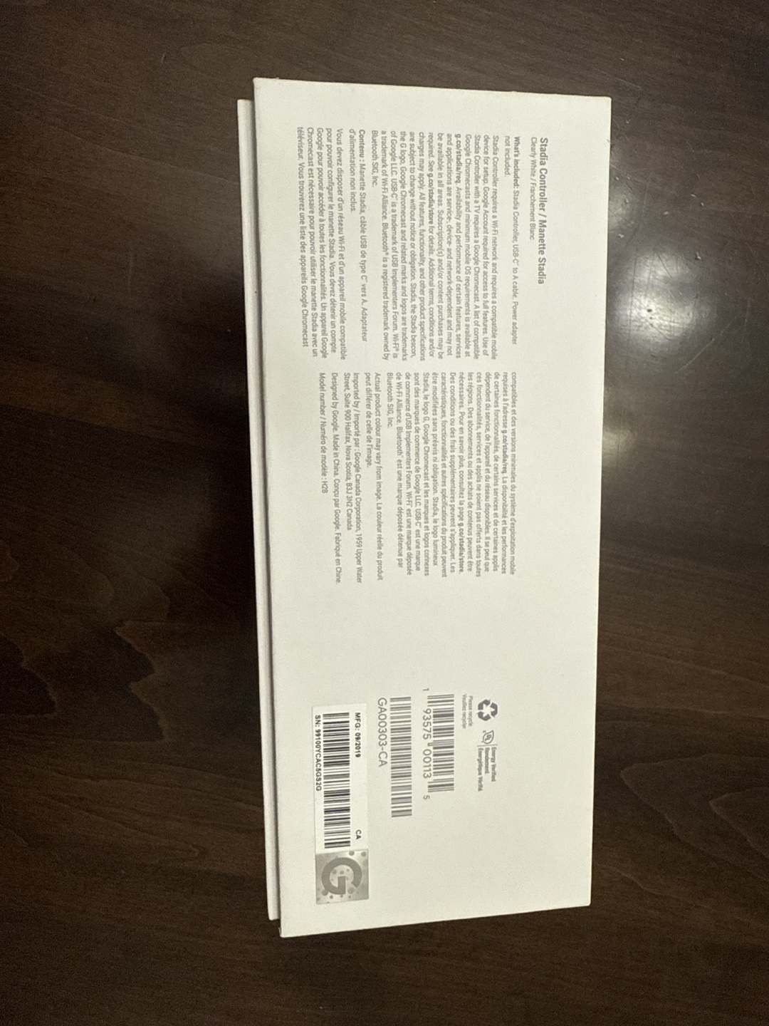 New Google Stadia Controller - White - photo 3