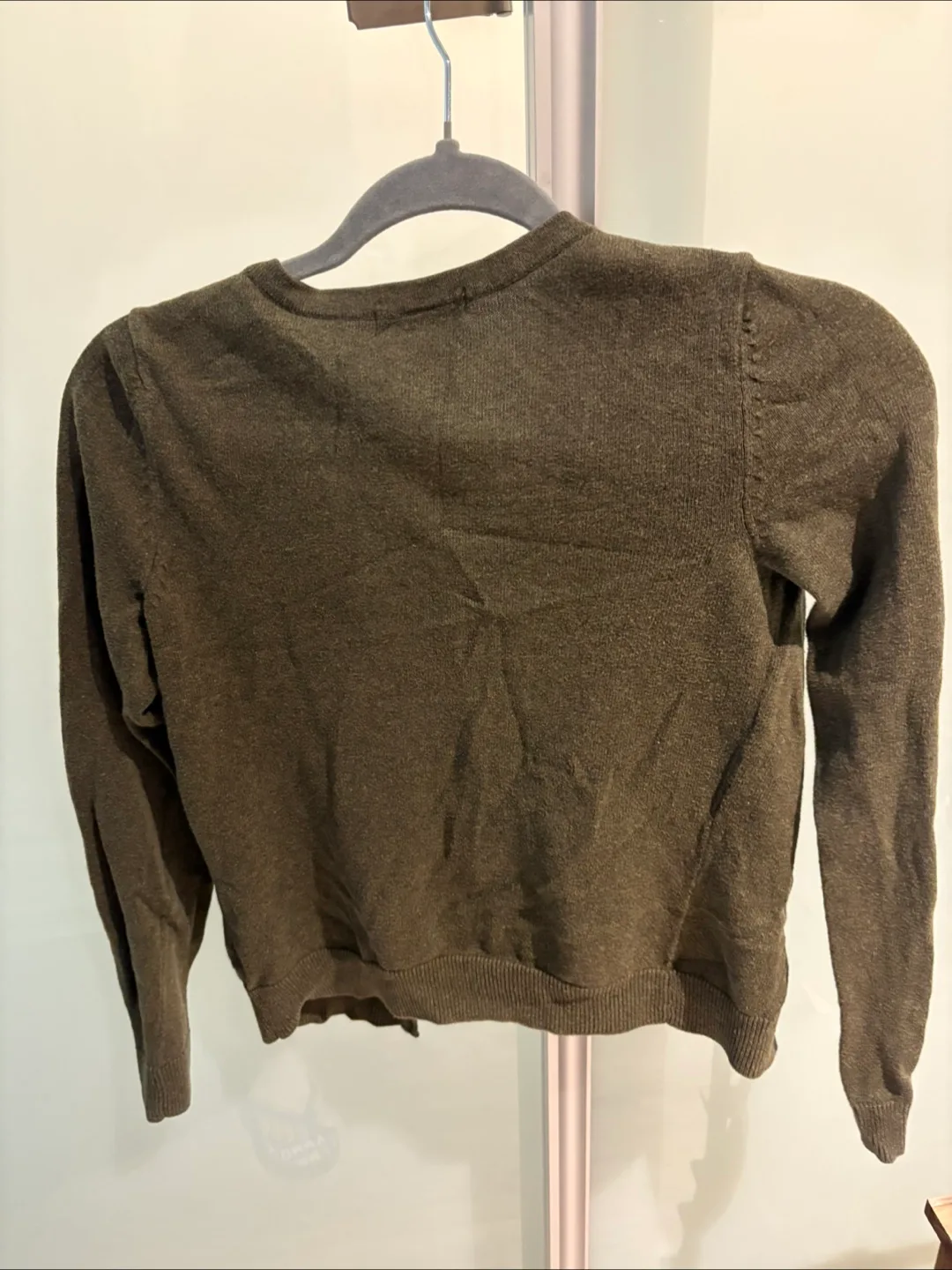 H&M Basic Olive Cardigan - XS image indicator(3)