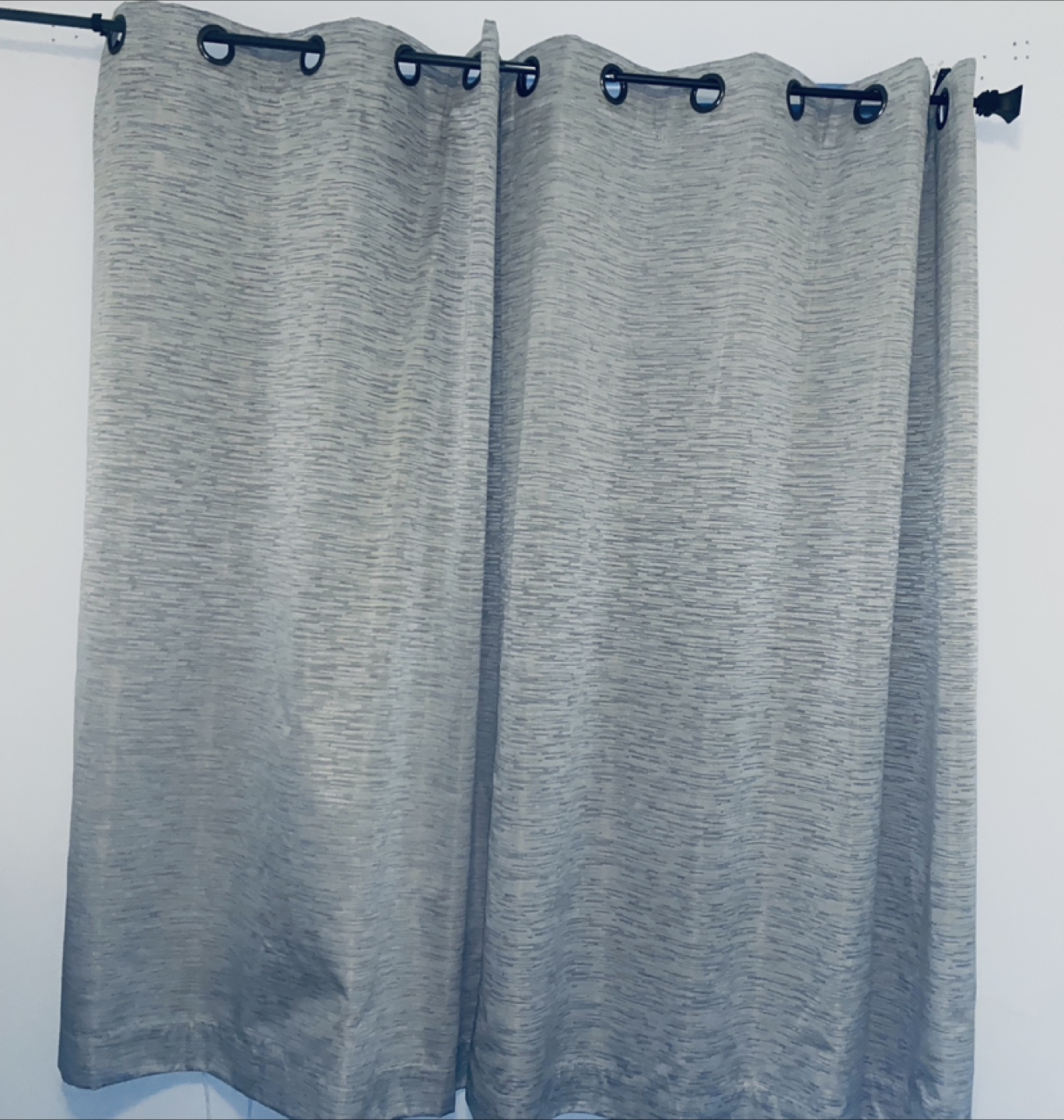 Free Grey Window blackout Curtains