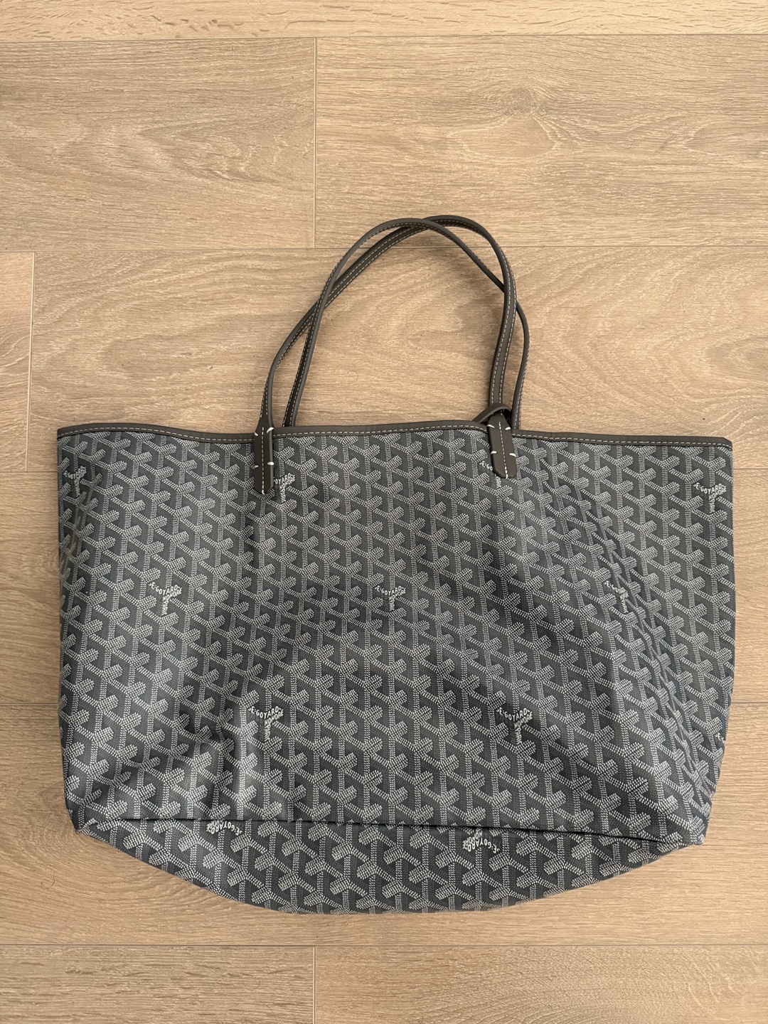 Goyard Grey Tote Bag