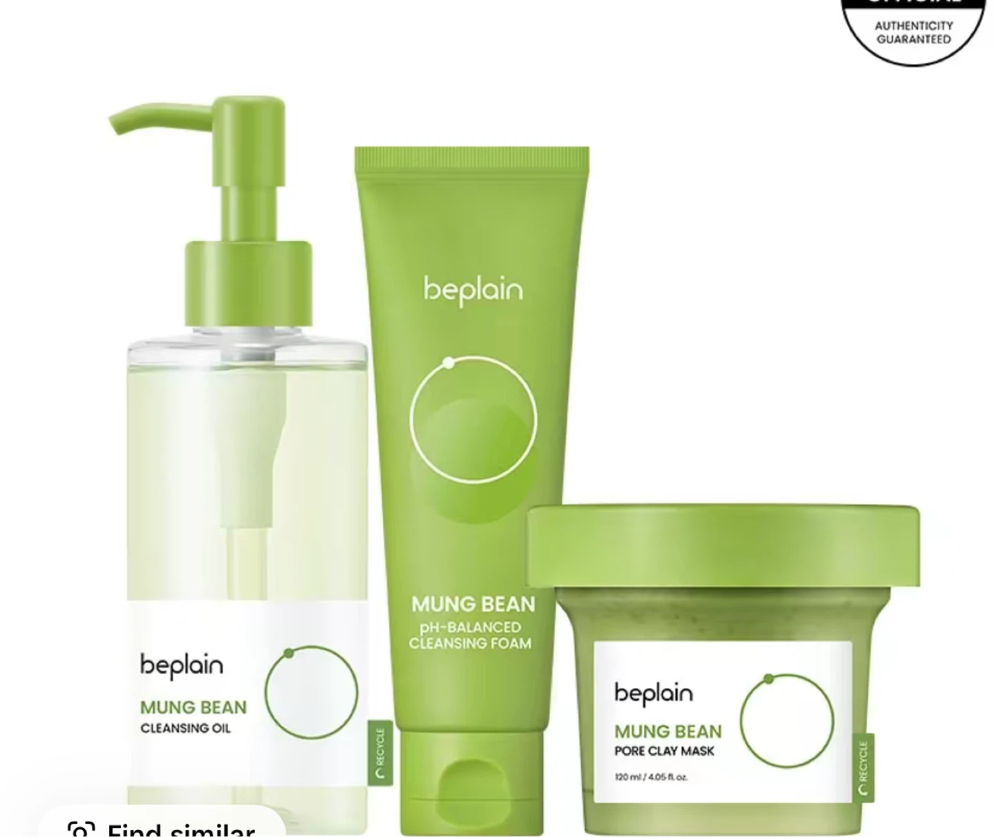 Beplain Mung Bean Cleansing Set