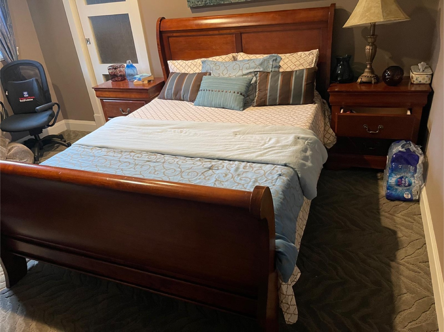 Bedroom Set - Bed Frame, Nightstands