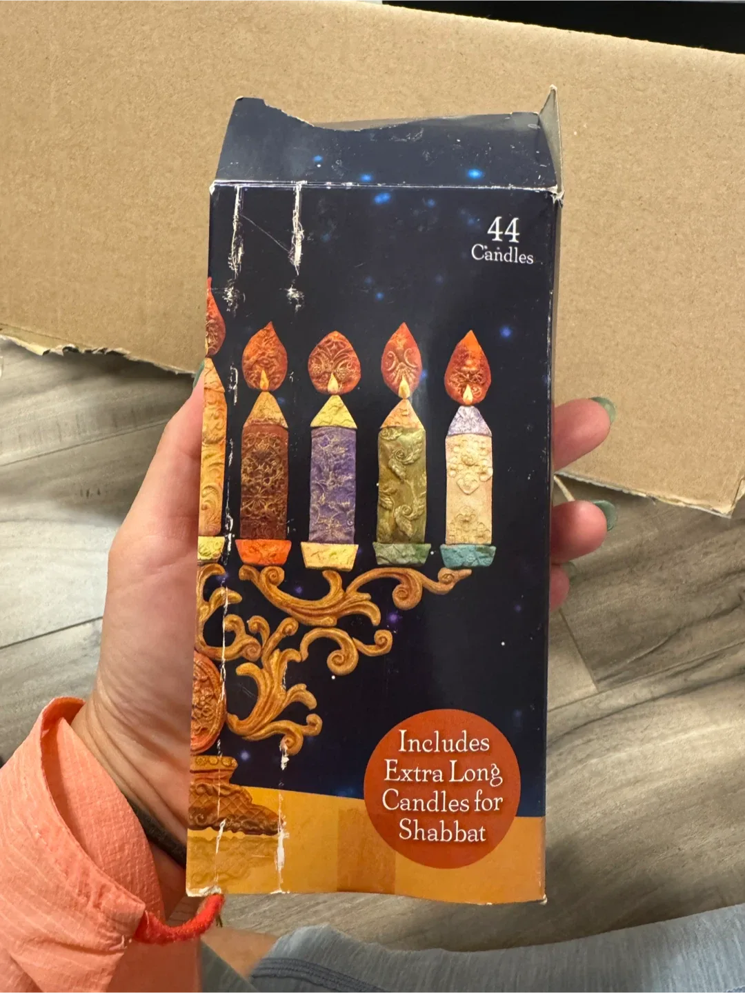 Hanukkah Candles - 44 Extra Long Candles thumbnail