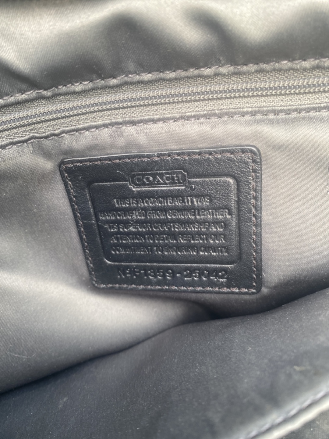 Coach Black Leather Handbag - photo 3