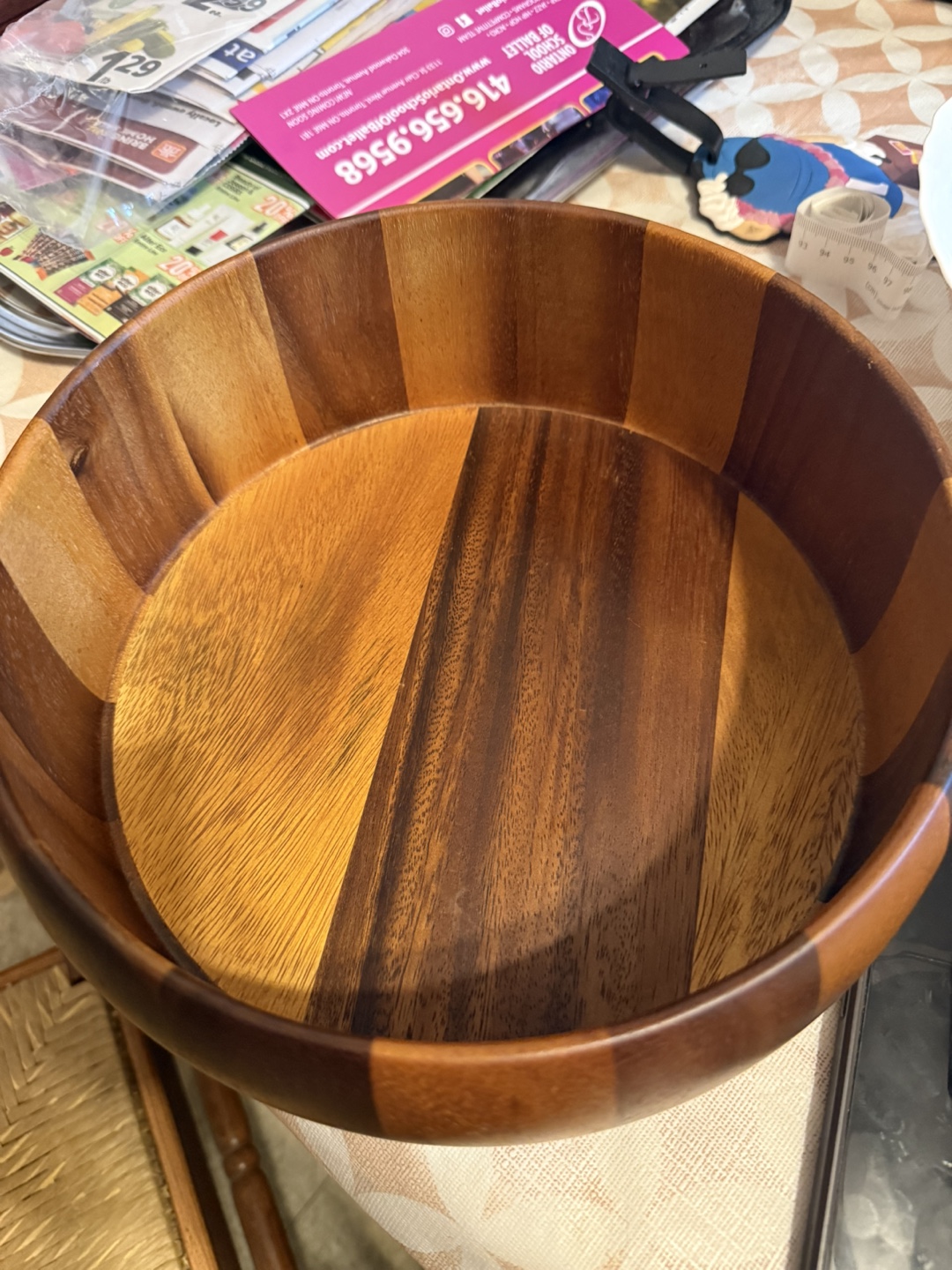 Wooden Salad Bowl
