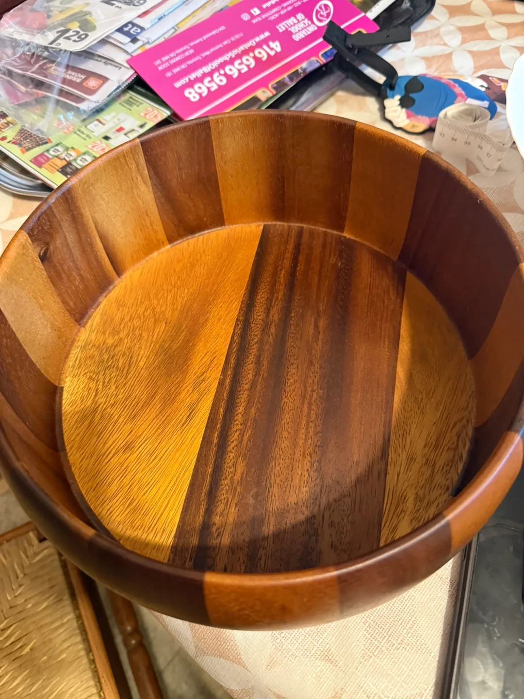 Wooden Salad Bowl thumbnail