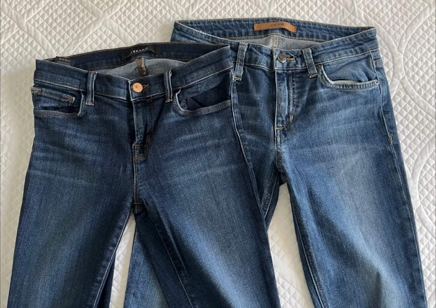 J Brand + Joe s Designer Mid-Rise Jeans thumbnail