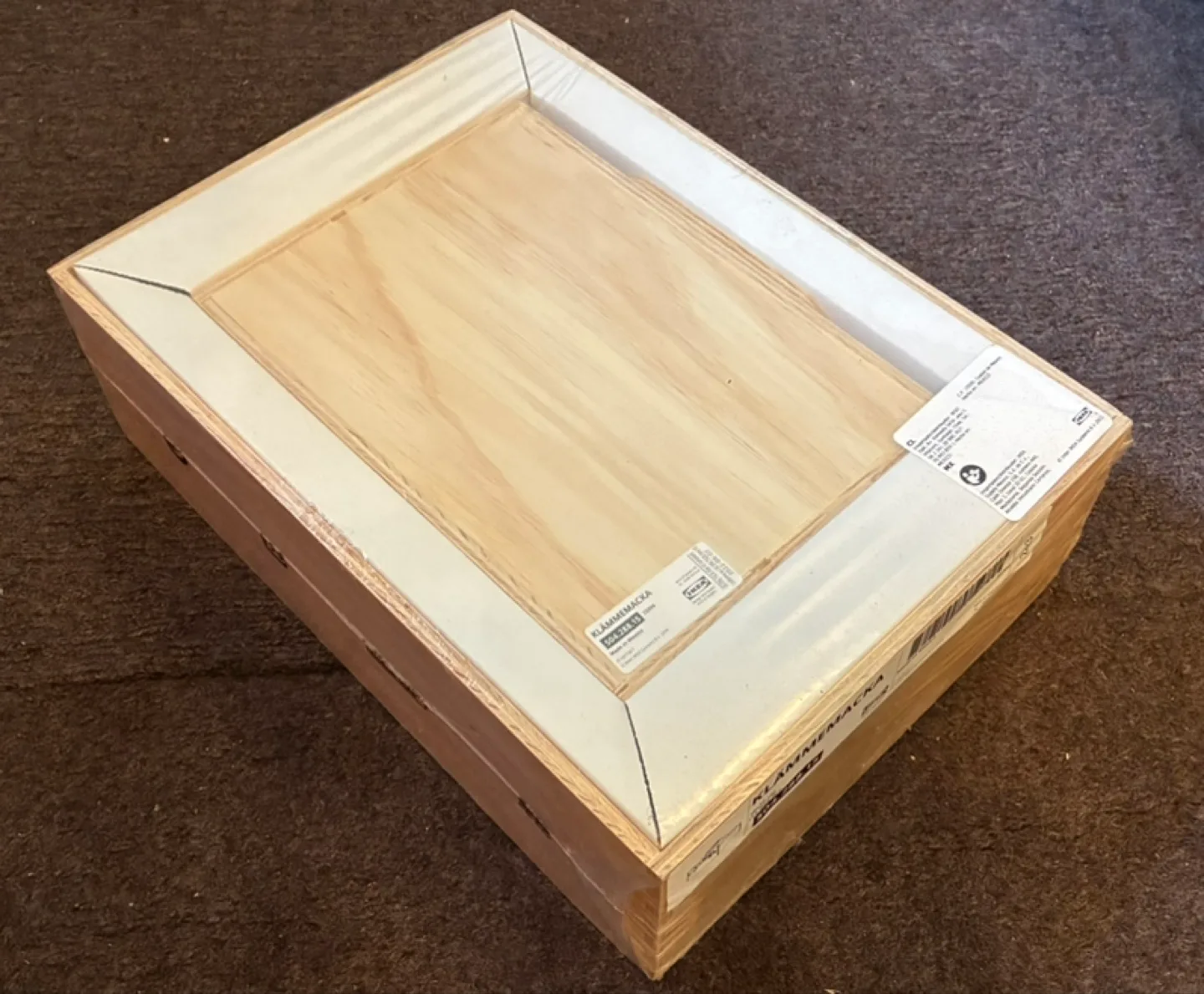 IKEA KLÄMMEMACKA pine wooden desk organizer - Brand New image indicator(2)