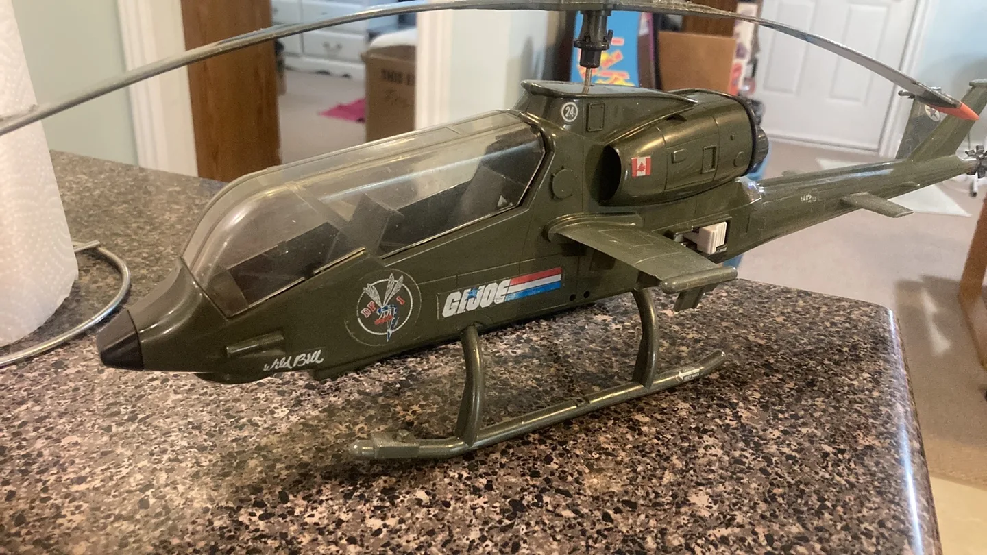 Vintage G.I. Joe- 1983 Dragonfly XH-1 helicopter thumbnail