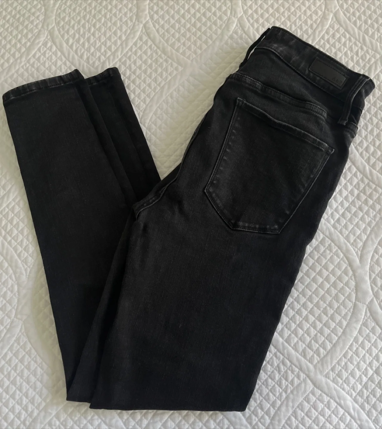 Abercrombie & Fitch Black High Rise Skinny Jeans thumbnail