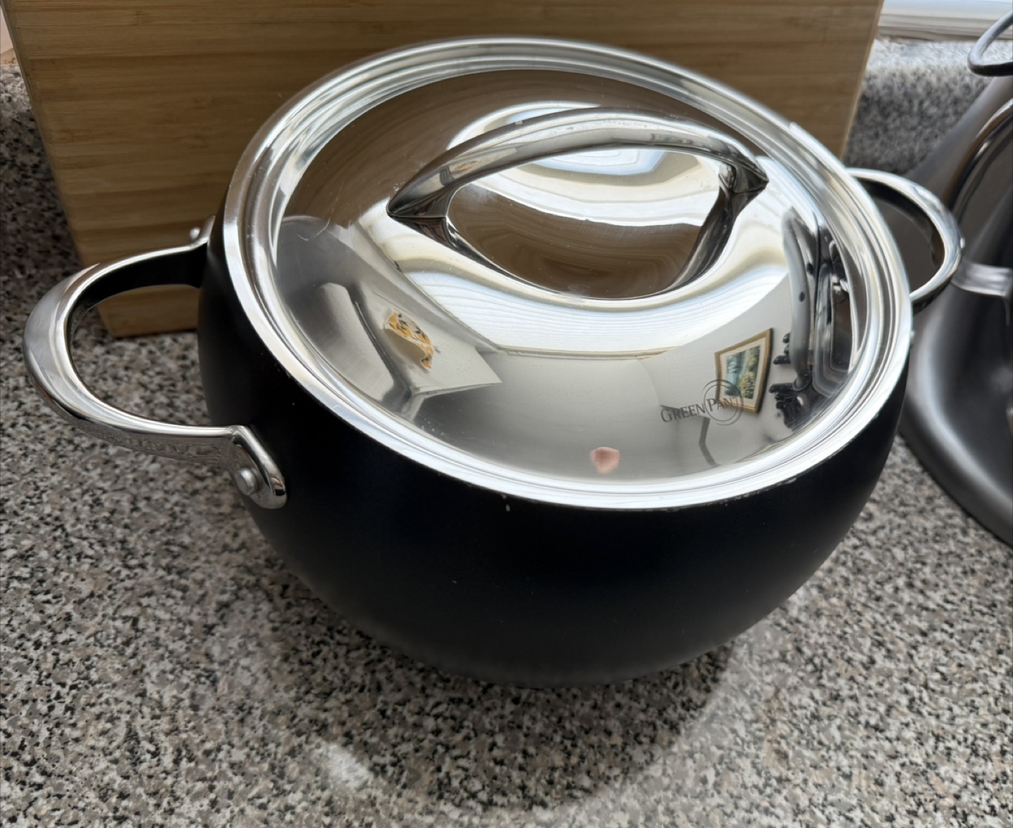 GreenPan Stock Pot with Lid - photo 2