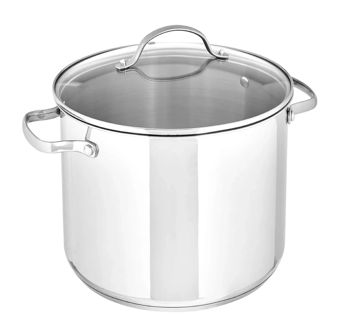 Stainless Steel Stock Pot with Tempered Glass Lid, 14-Quart image indicator(5)