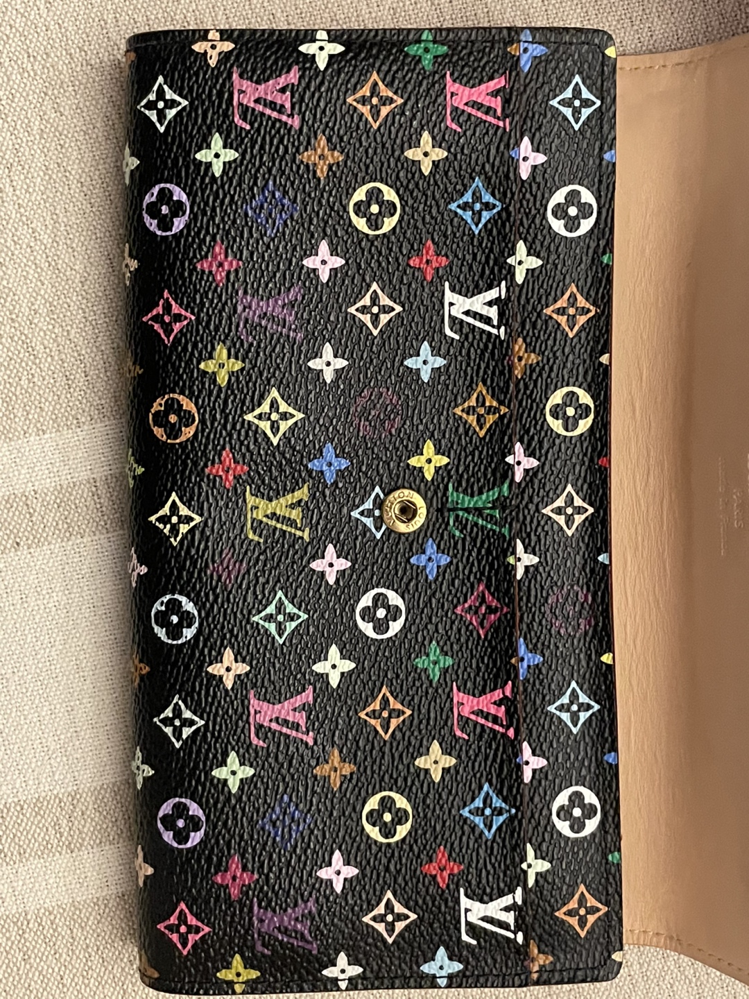 Louis Vuitton Murakami Monogram Wallet with box and dust bag - photo 5