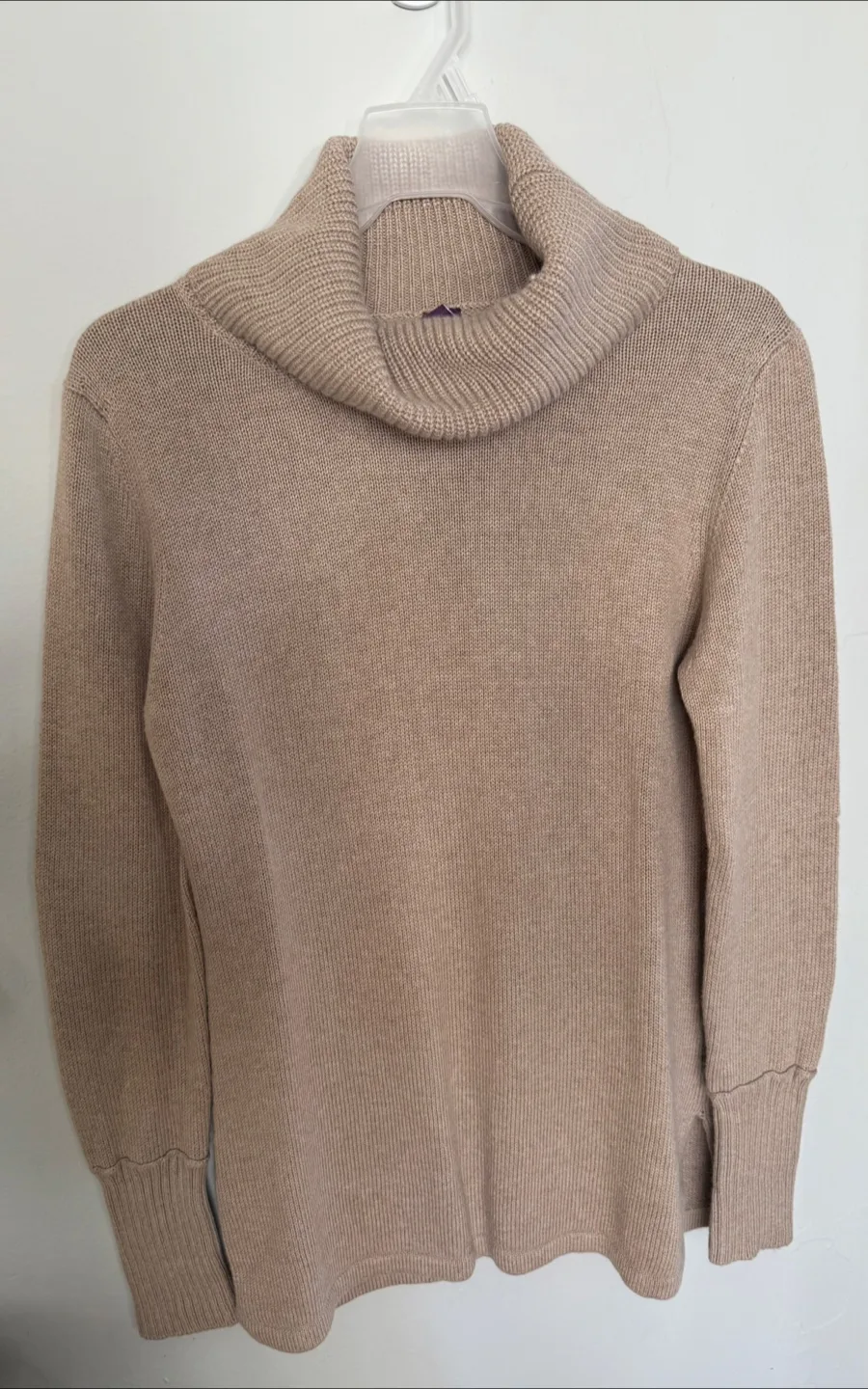 True Character cotton angora blend turtleneck sweater thumbnail