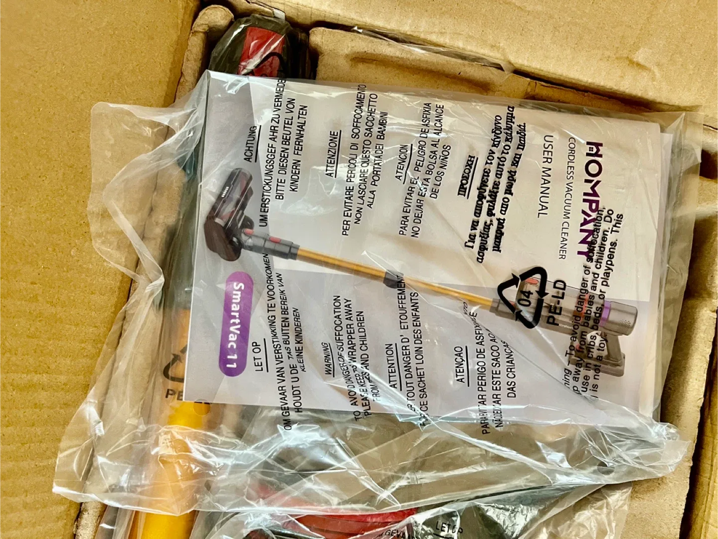 HOMPANY SmartVac 11 Cordless Vacuum Cleaner image indicator(7)