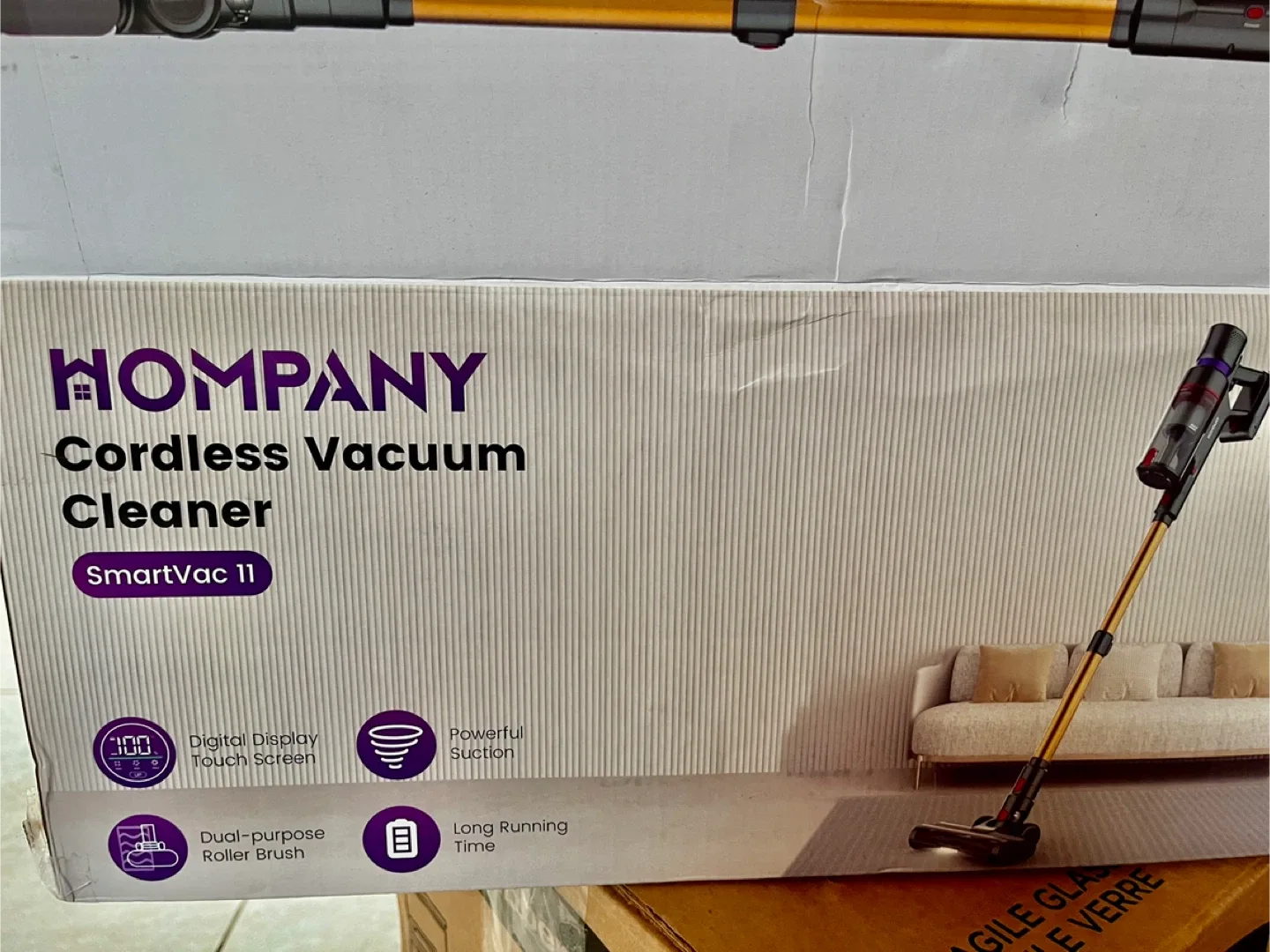 HOMPANY SmartVac 11 Cordless Vacuum Cleaner image indicator(9)