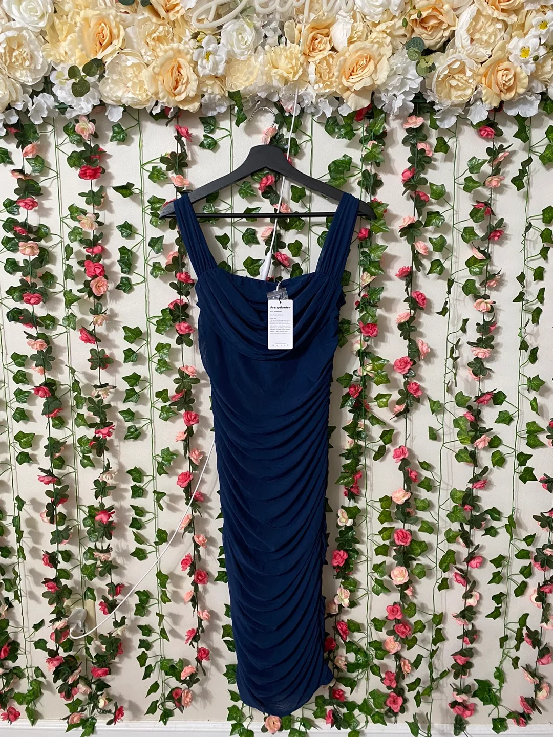 Pretty Garden Ruched Dress thumbnail