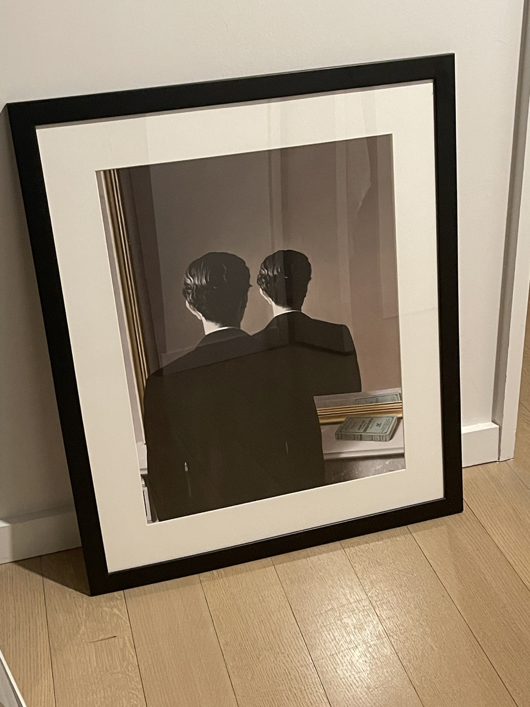 Framed Print - Rene Magritte "La reproduction interdite"
