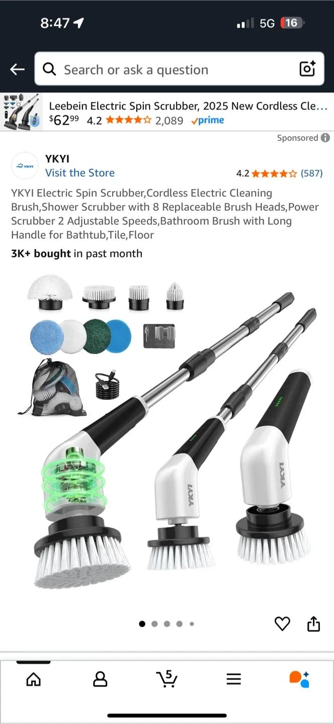 YKYI Electric Spin Scrubber