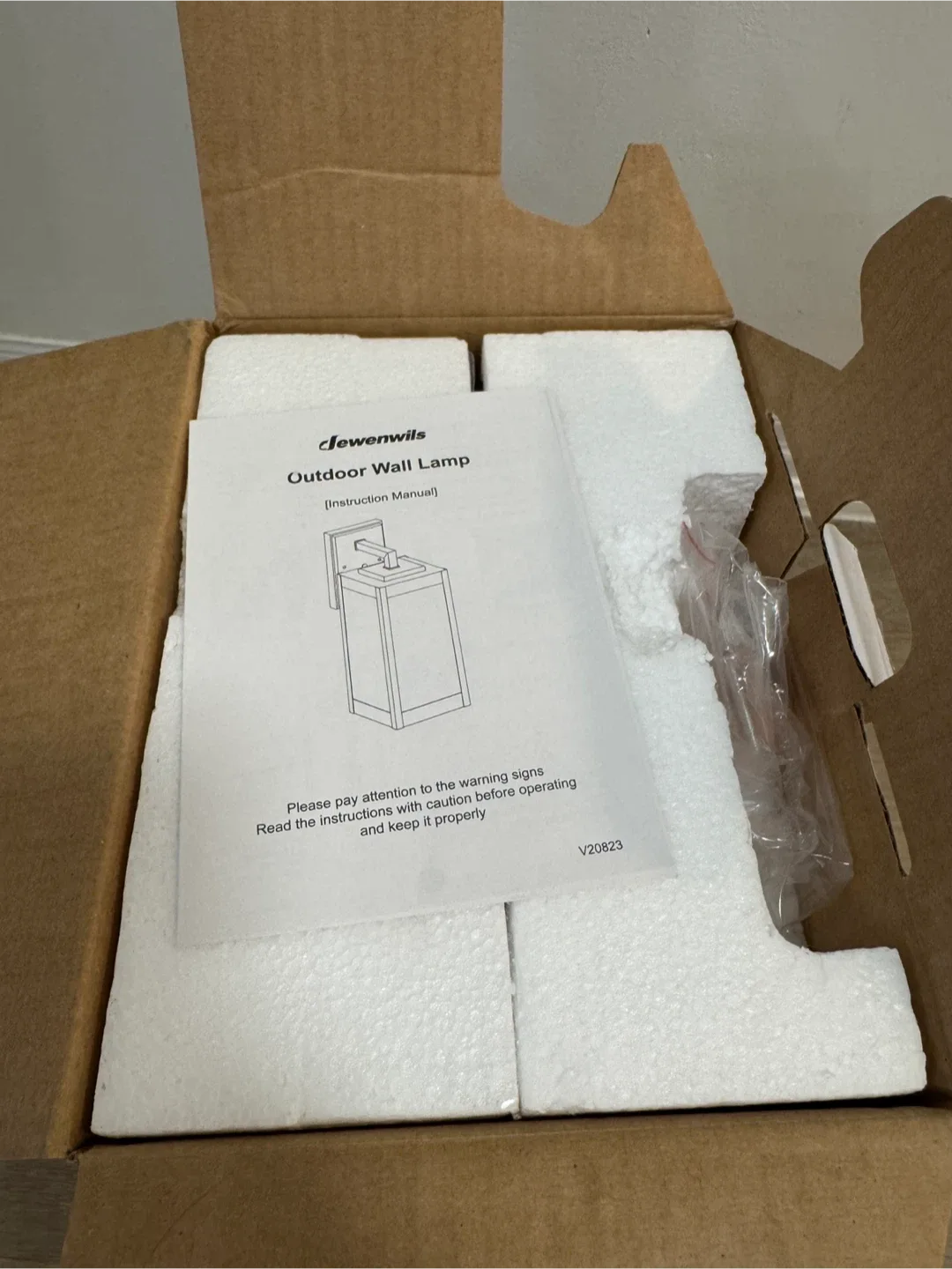 New Jewenwils Outdoor Wall Lamp - Black image indicator(2)