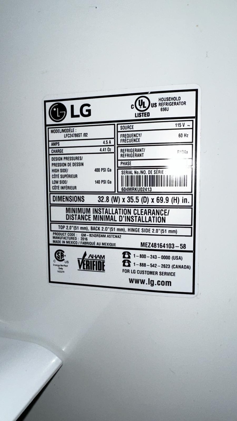 LG French Door Refrigerator - Stainless Steel