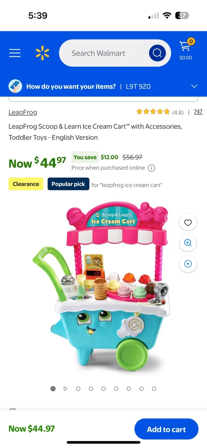 LeapFrog Scoop & Learn Ice Cream Cart image indicator(2)