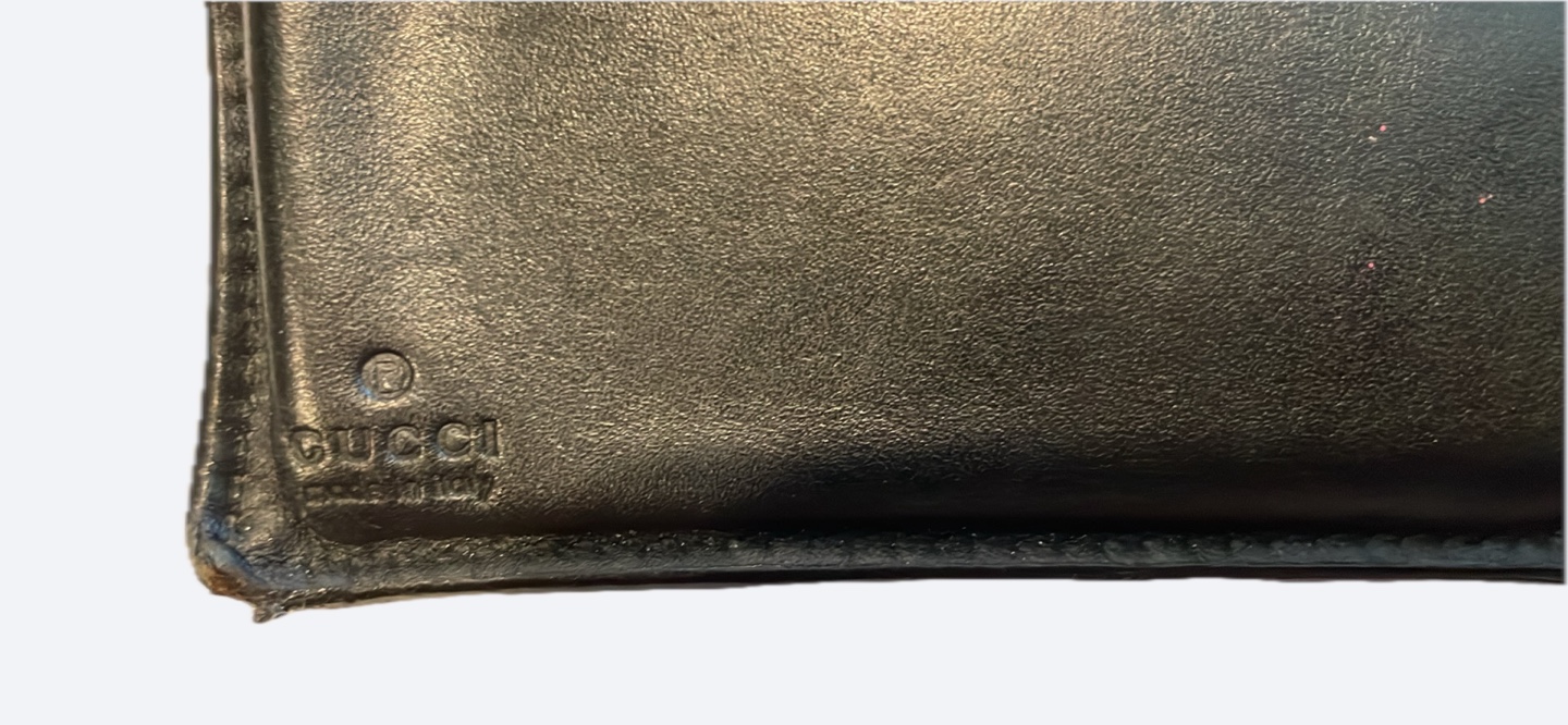 Mens Gucci GG Supreme Black Leather Wallet - photo 3