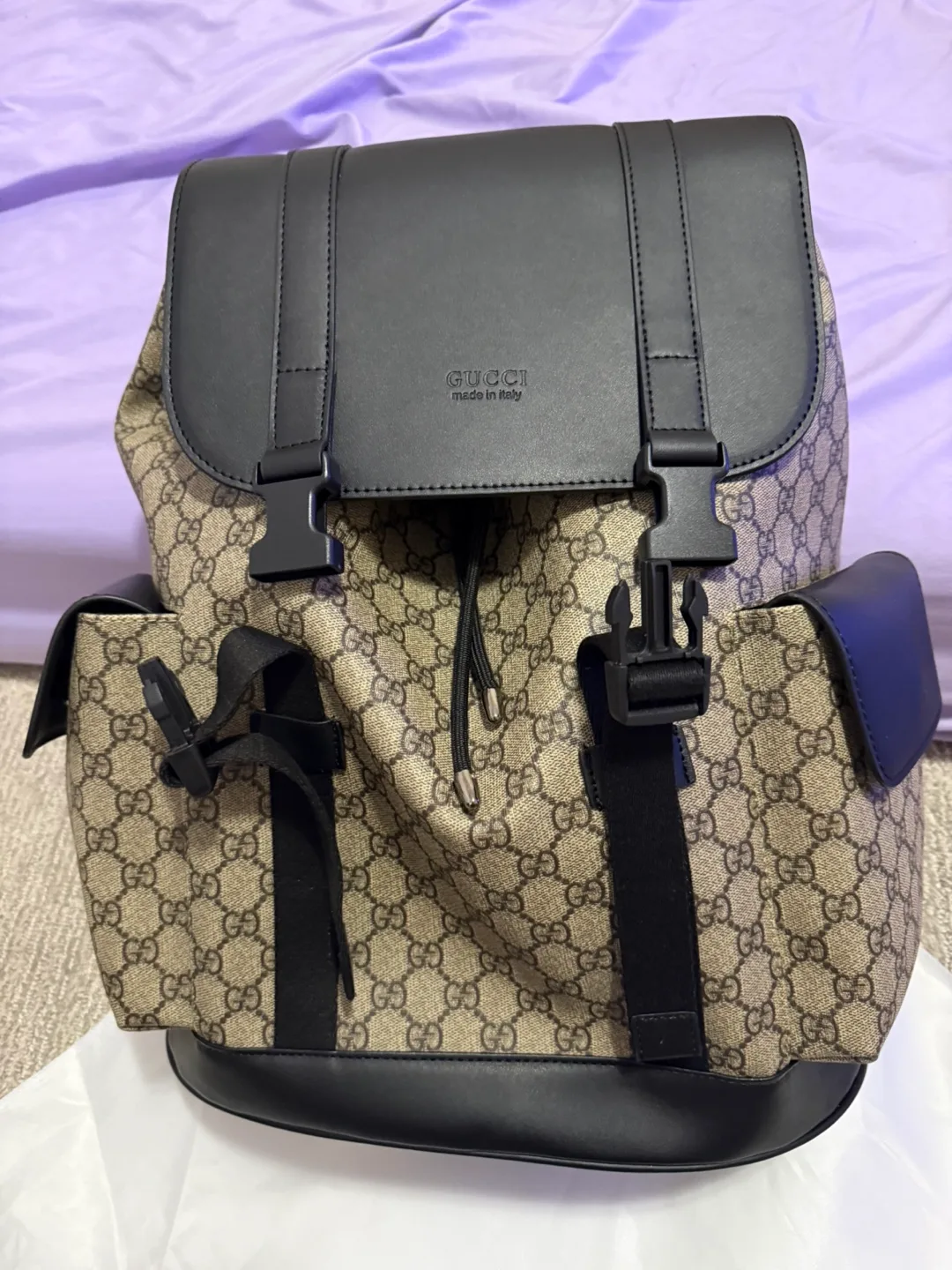 Gucci GG Supreme Canvas Backpack image indicator(6)
