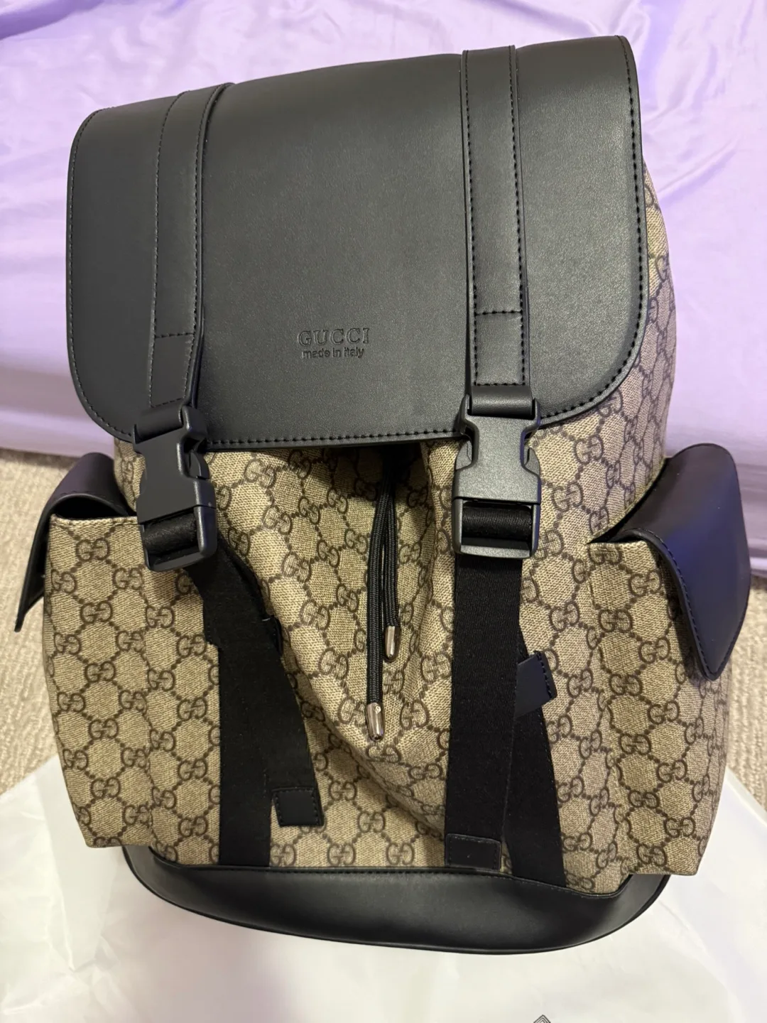 Gucci GG Supreme Canvas Backpack image indicator(4)