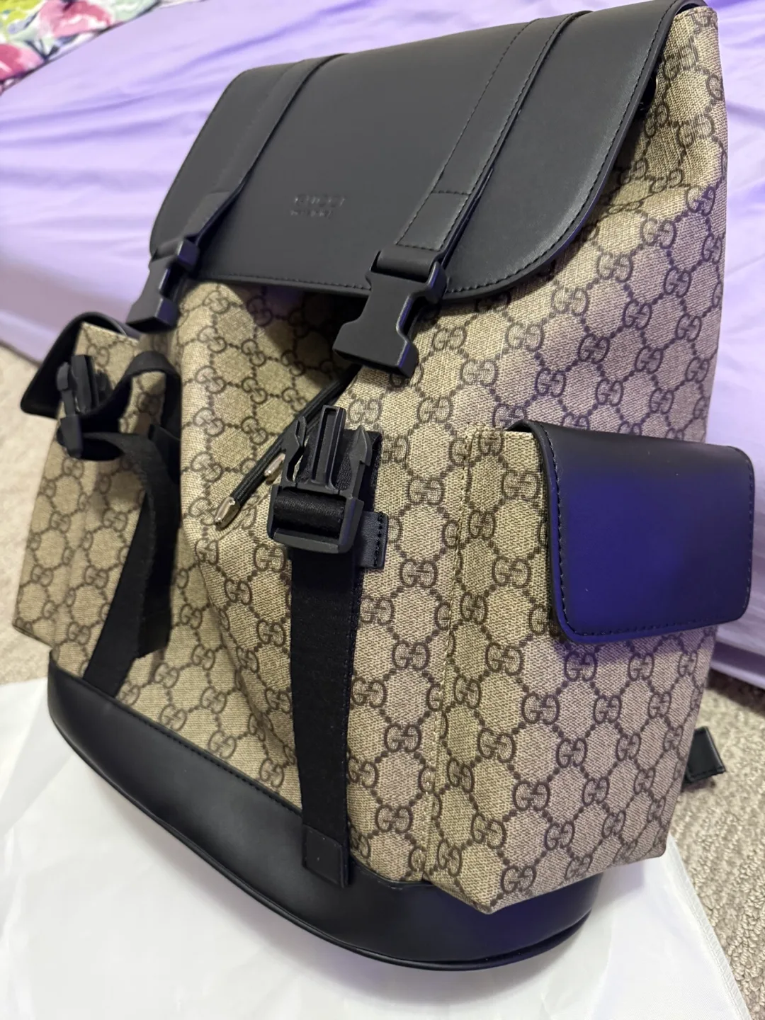 Gucci GG Supreme Canvas Backpack image indicator(5)