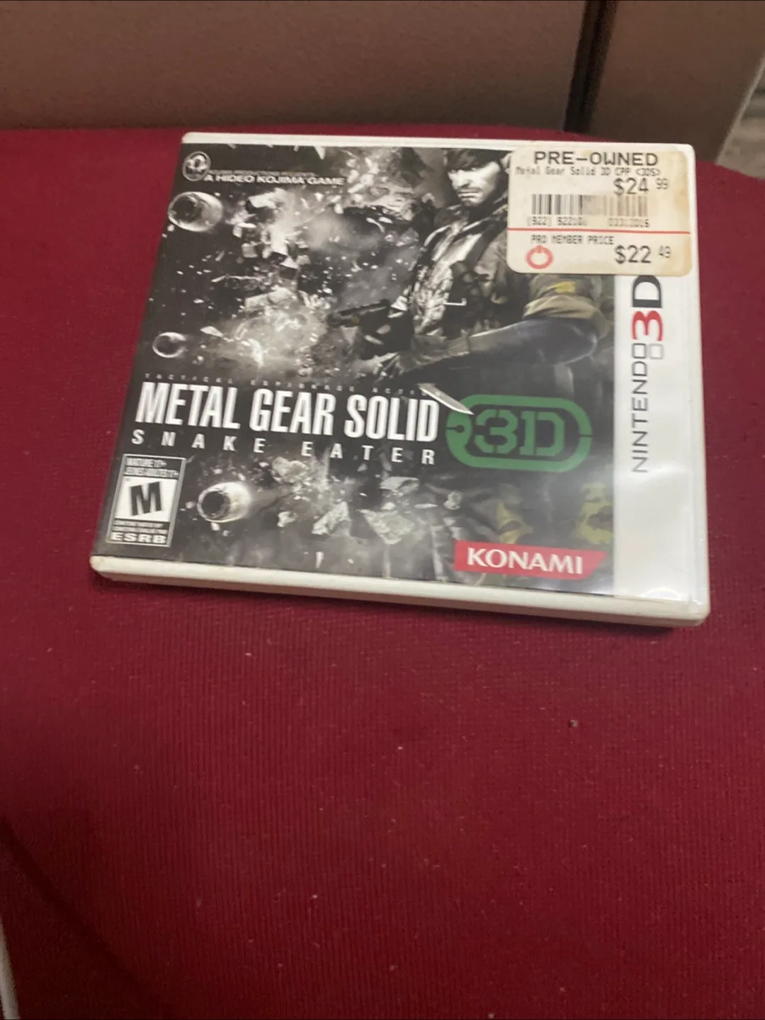 Metal Gear Solid 3D Snake Eater Nintendo 3DS thumbnail