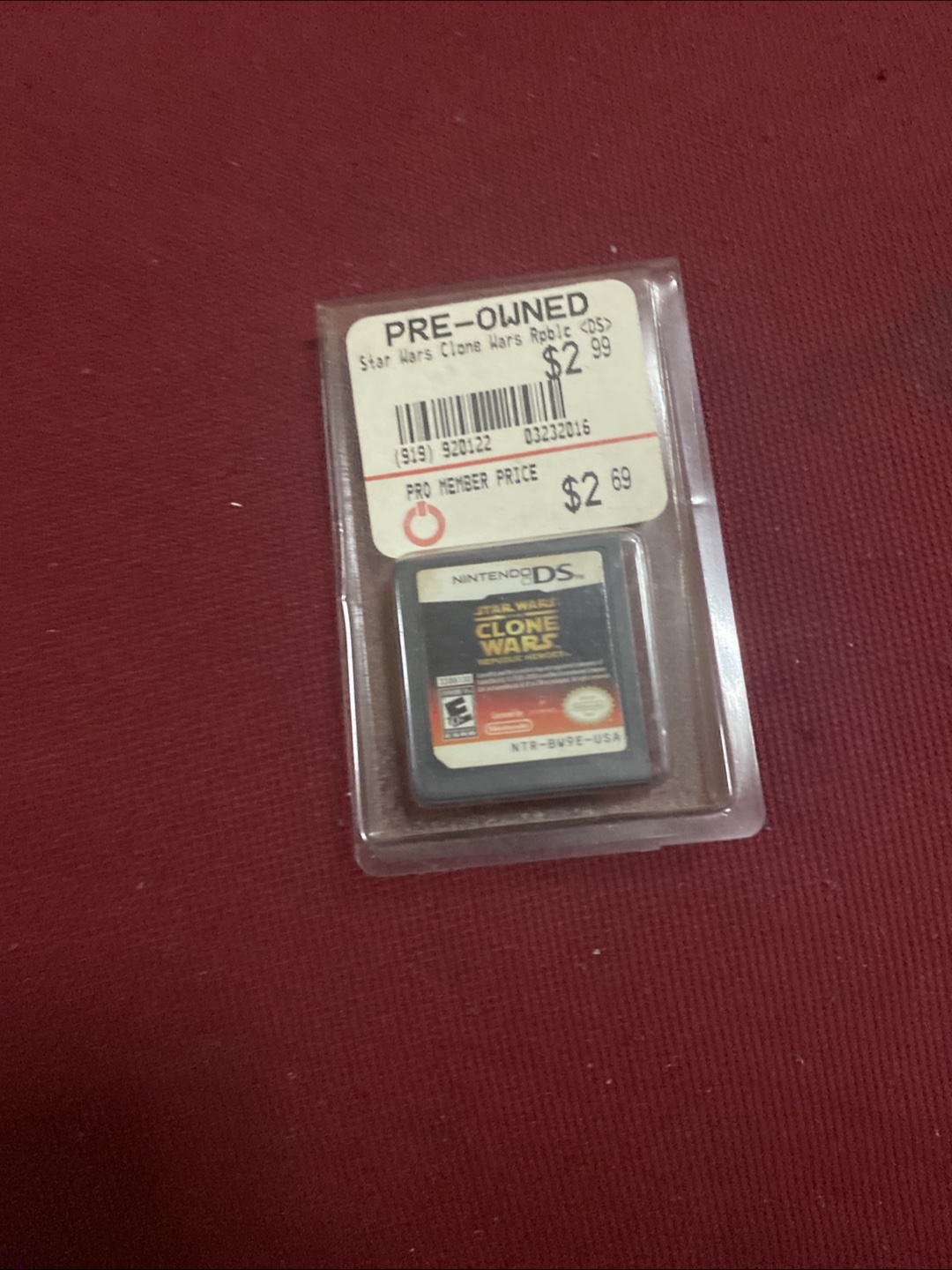 Star Wars Clone Wars Nintendo DS Game