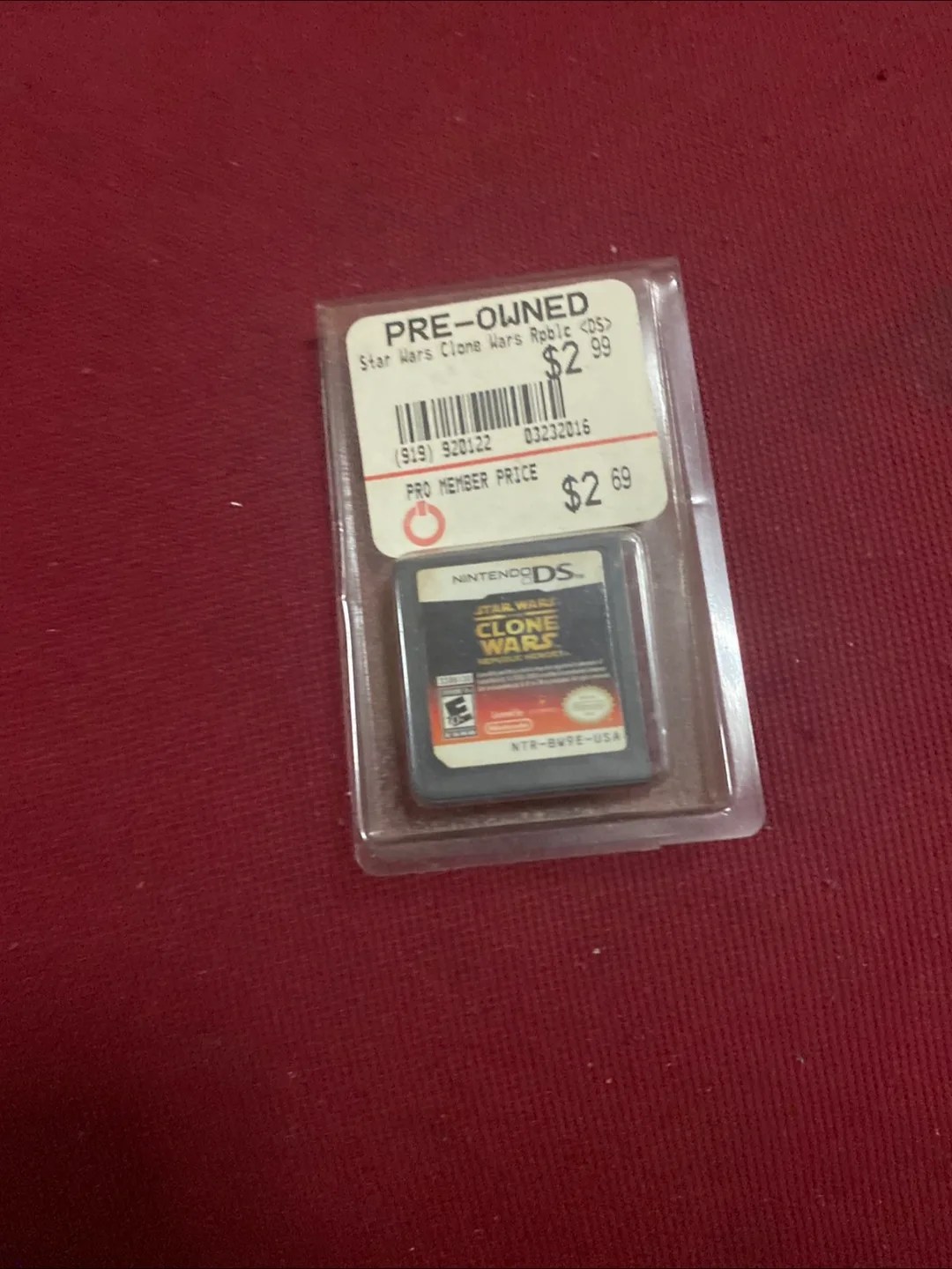 Star Wars Clone Wars Nintendo DS Game thumbnail