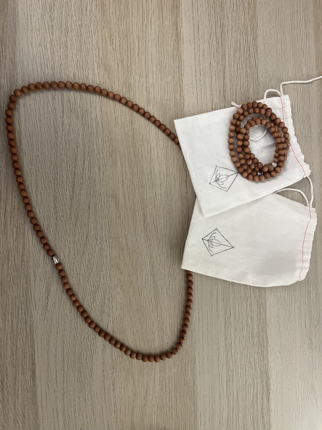 Two Beaded Mala Necklaces - photo 3