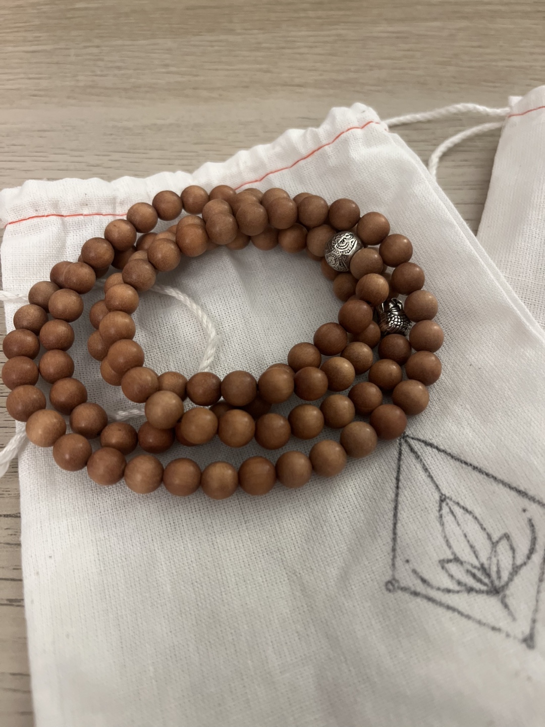 Two Beaded Mala Necklaces
